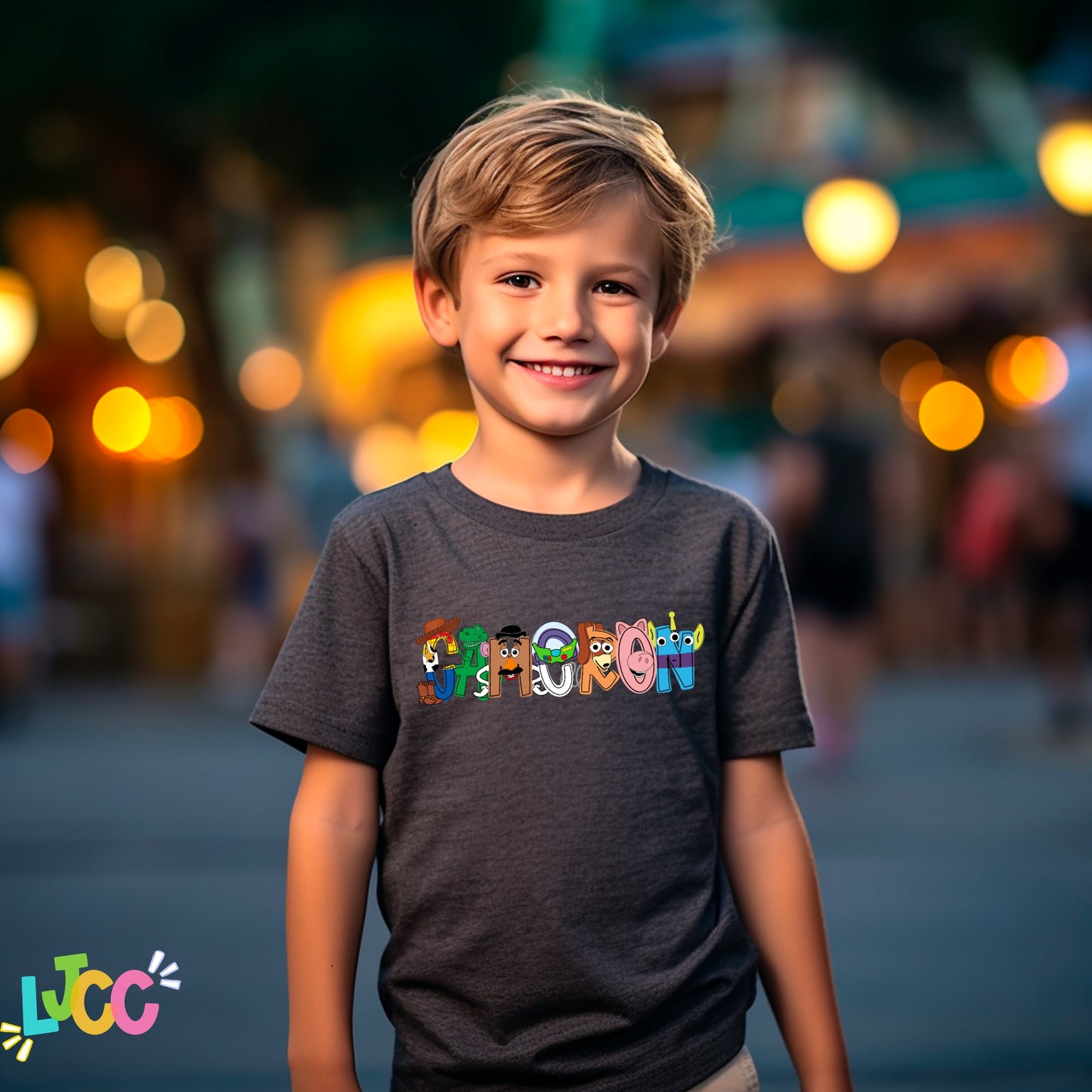 Custom Character Kids Name Tee