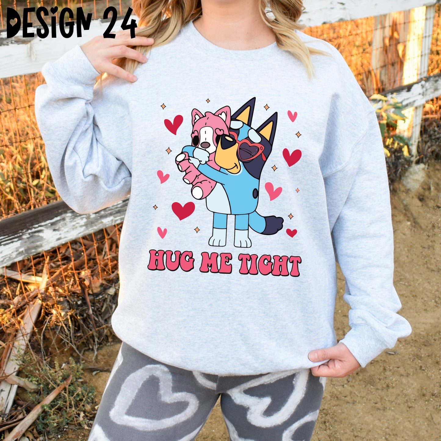 Blue Dog Valentine's Day T-Shirts (Multiple Design Options)