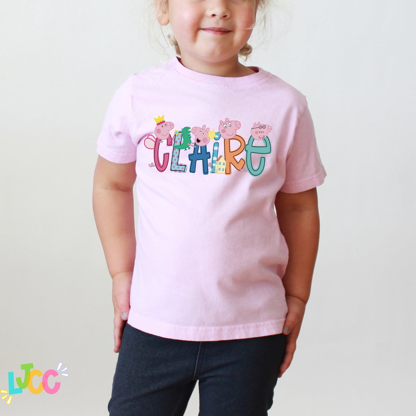 Custom Character Kids Name Tee