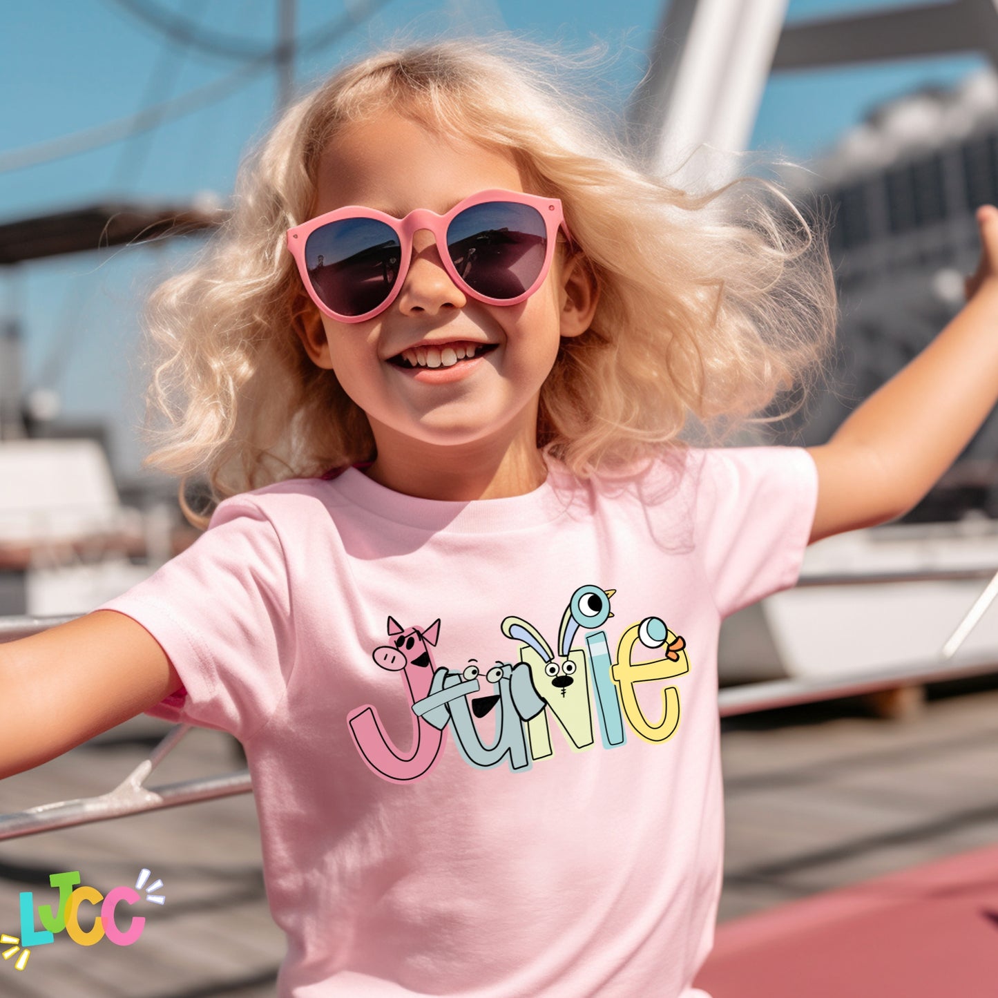 Custom Character Kids Name Tee