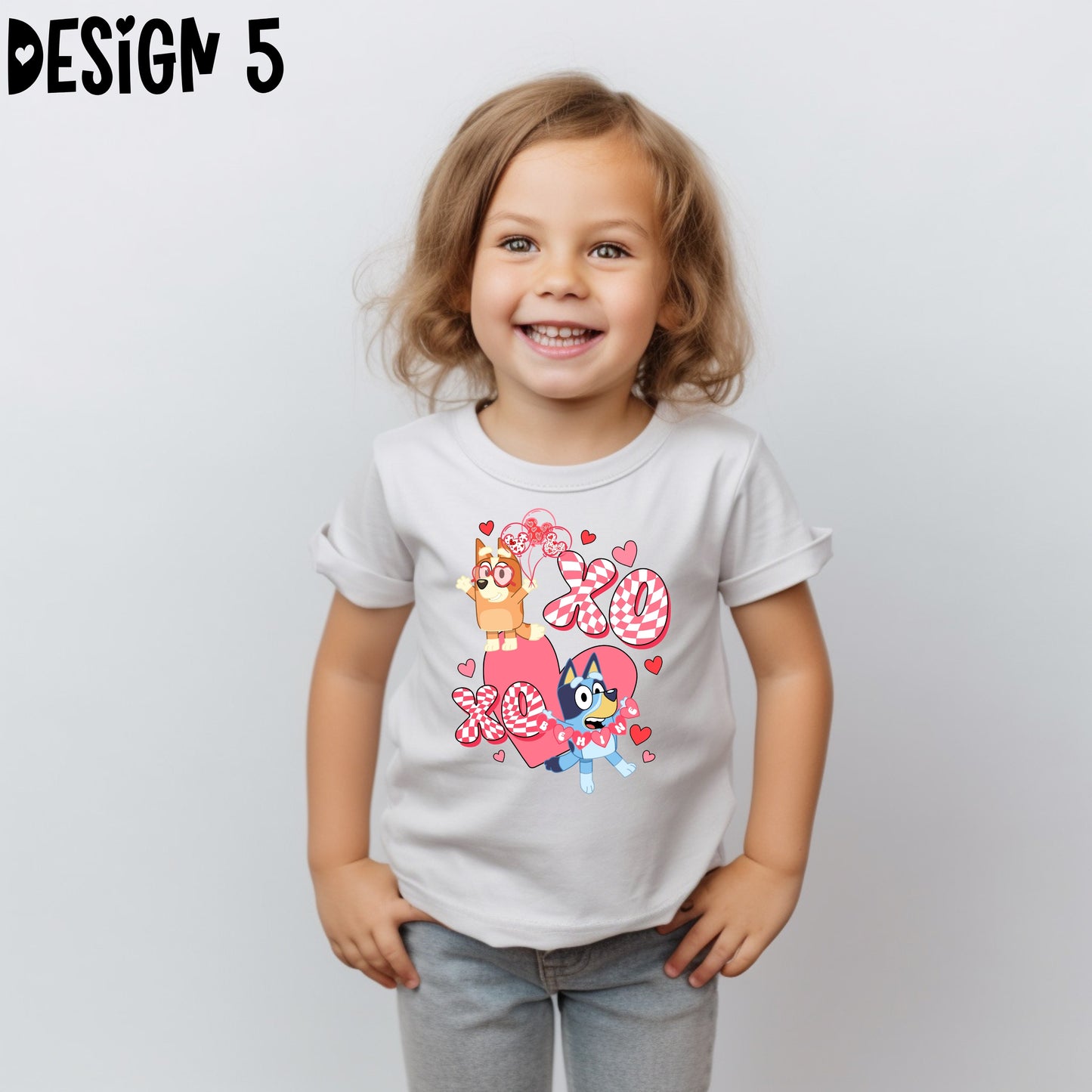 Blue Dog Valentine's Day T-Shirts (Multiple Design Options)