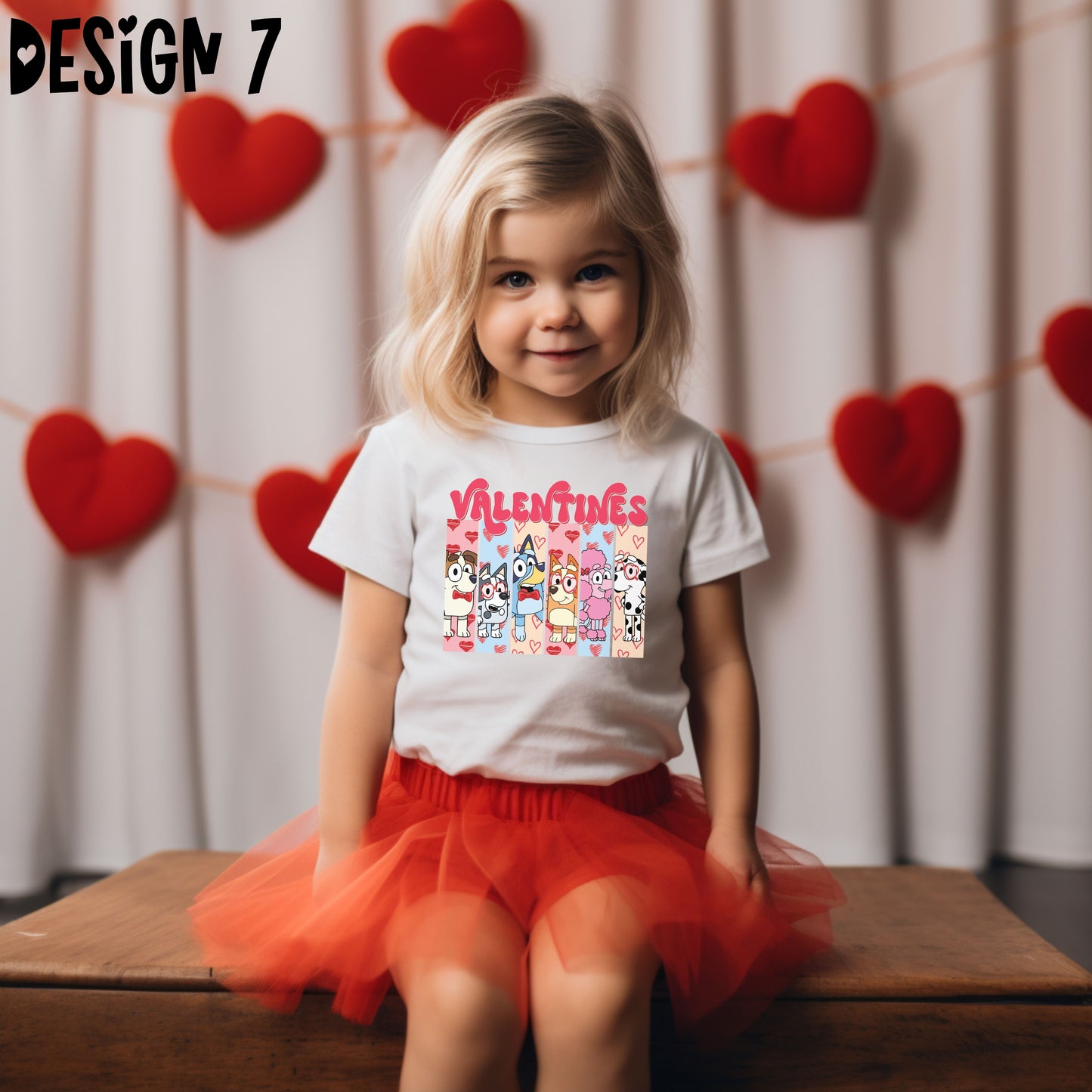 Blue Dog Valentine's Day T-Shirts (Multiple Design Options)