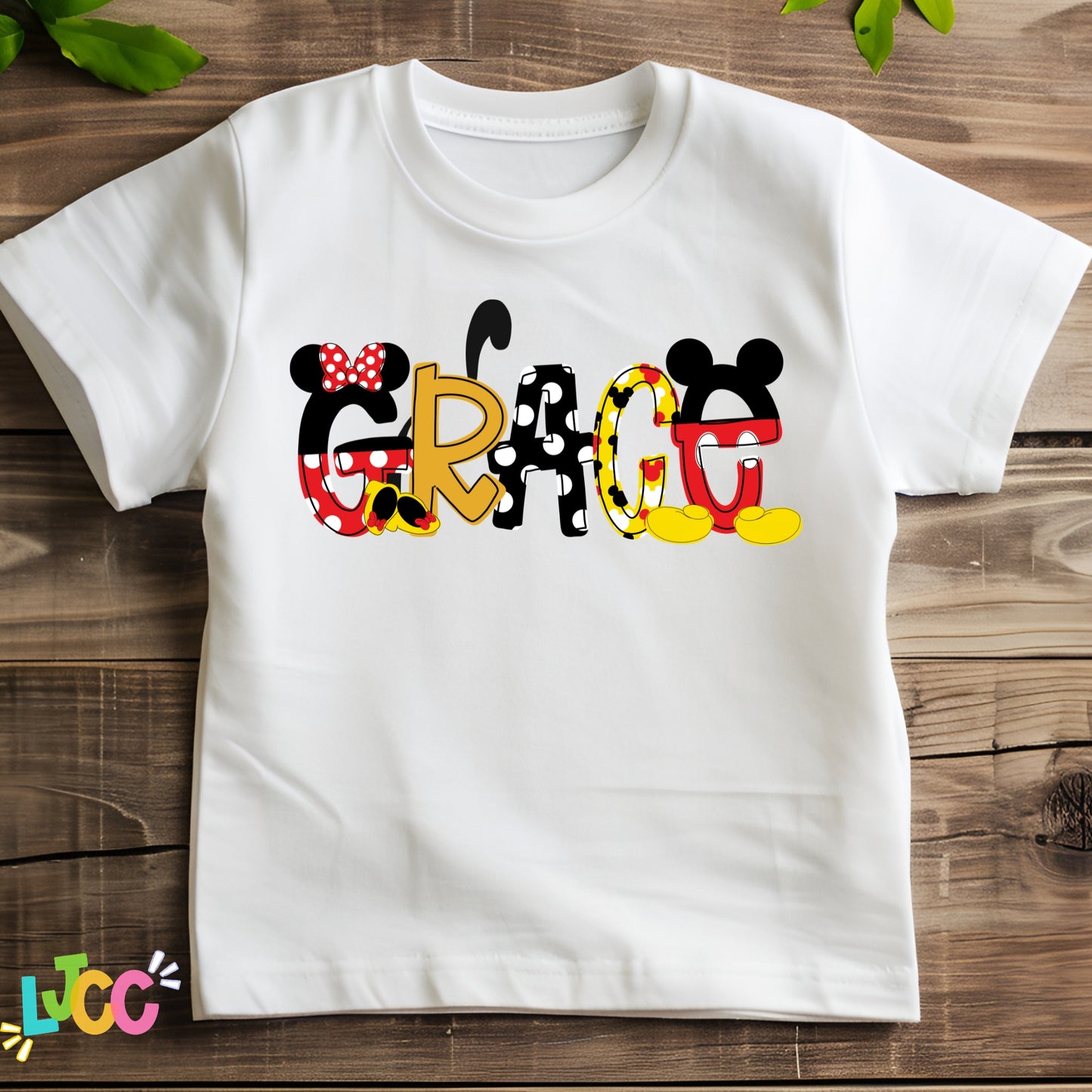 Custom Character Kids Name Tee