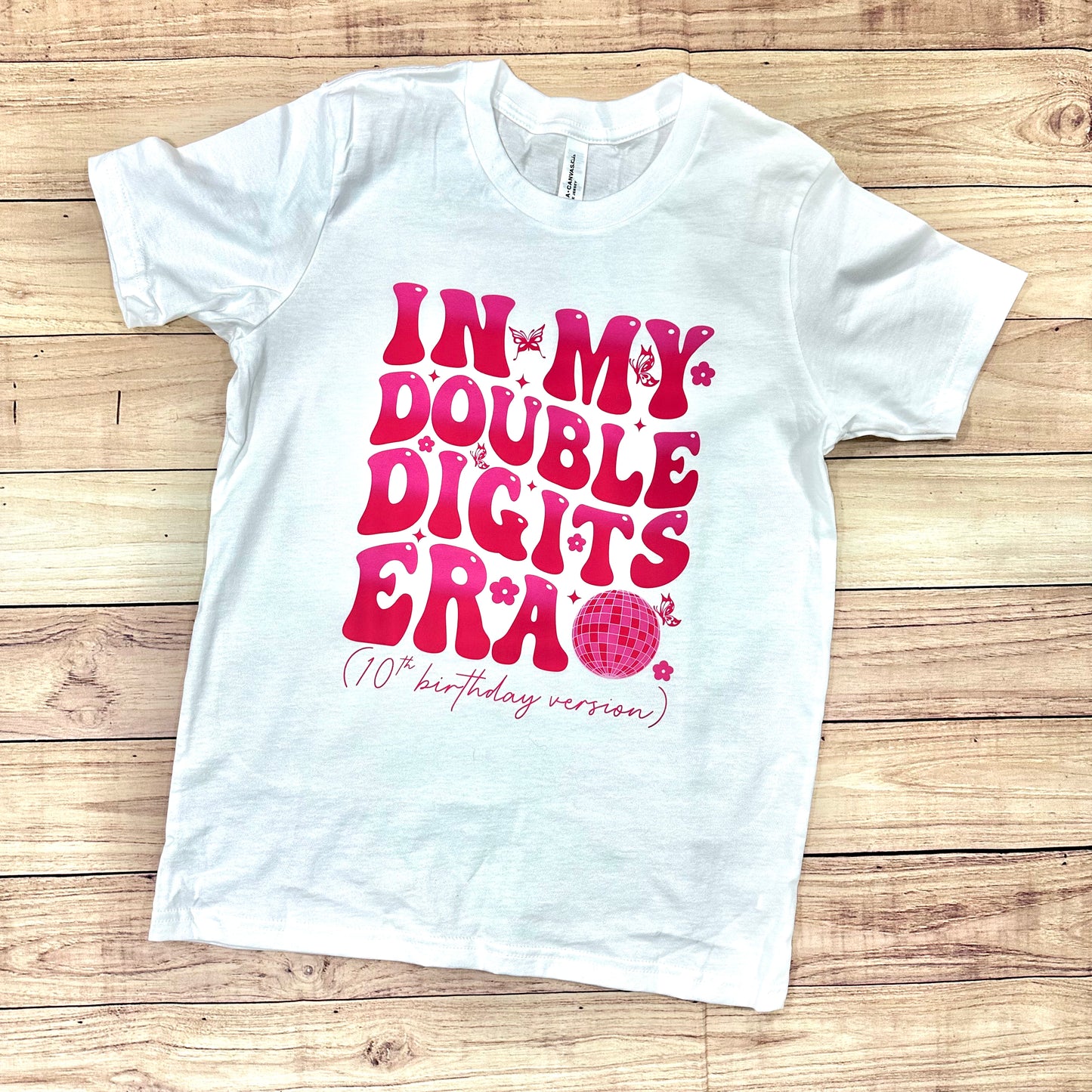 In My Double Digits Era - Youth Birthday Tee