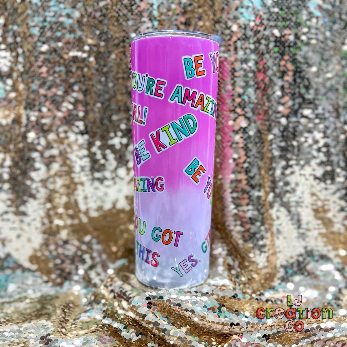 Positive Girl Power Affirmations 20oz Tumbler