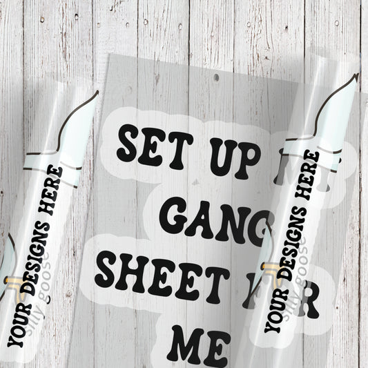 Direct To Film Transfers - Setup my gang sheet for me