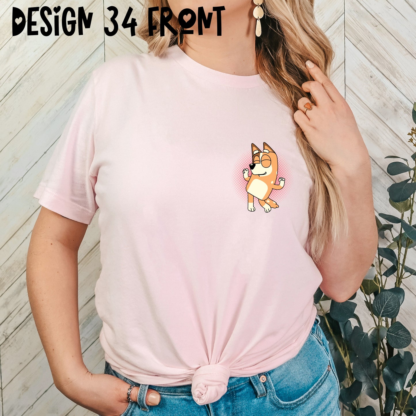 Blue Dog Valentine's Day T-Shirts (Multiple Design Options)