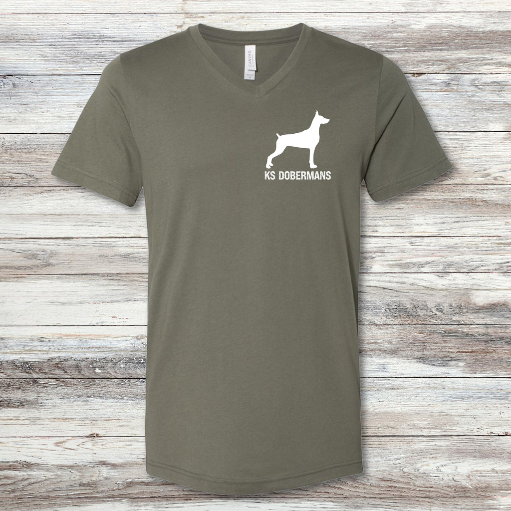 KS Dobermans V-Neck Tee