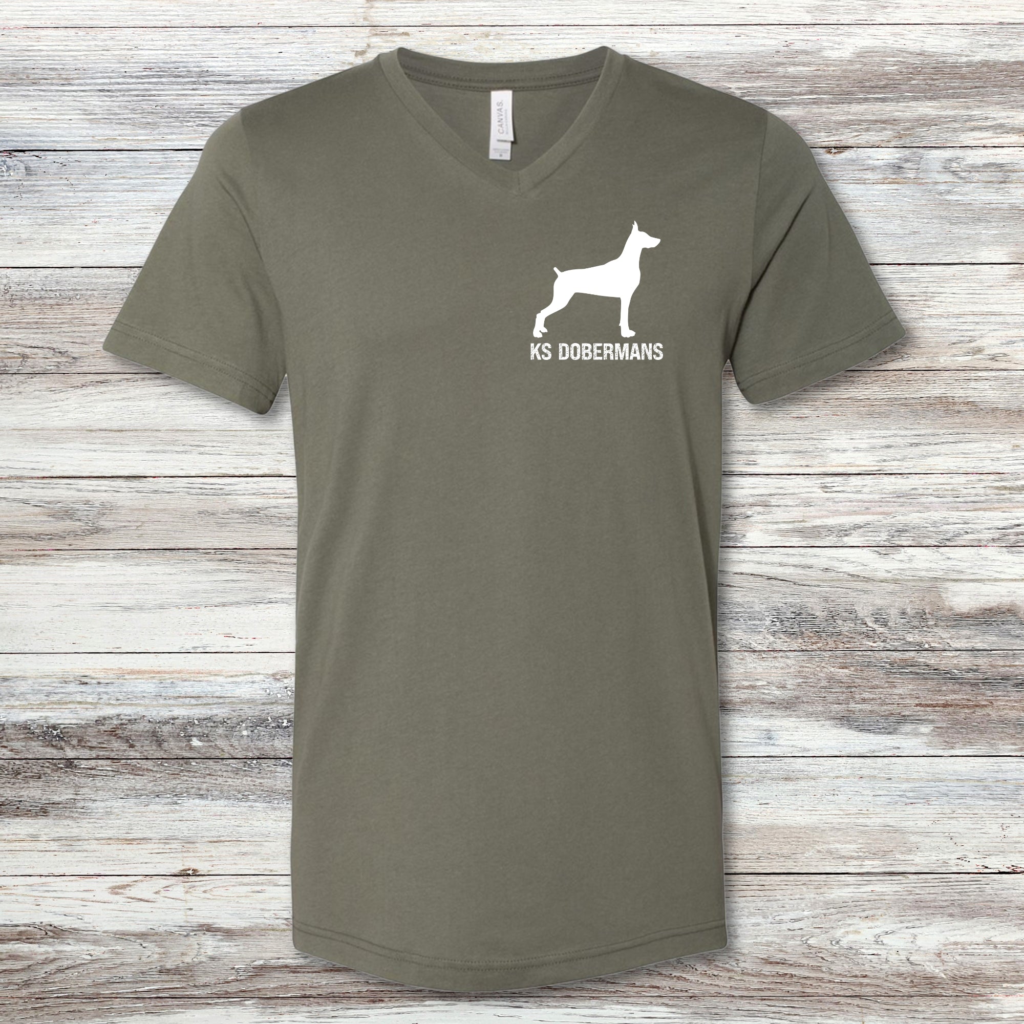 KS Dobermans V-Neck Tee