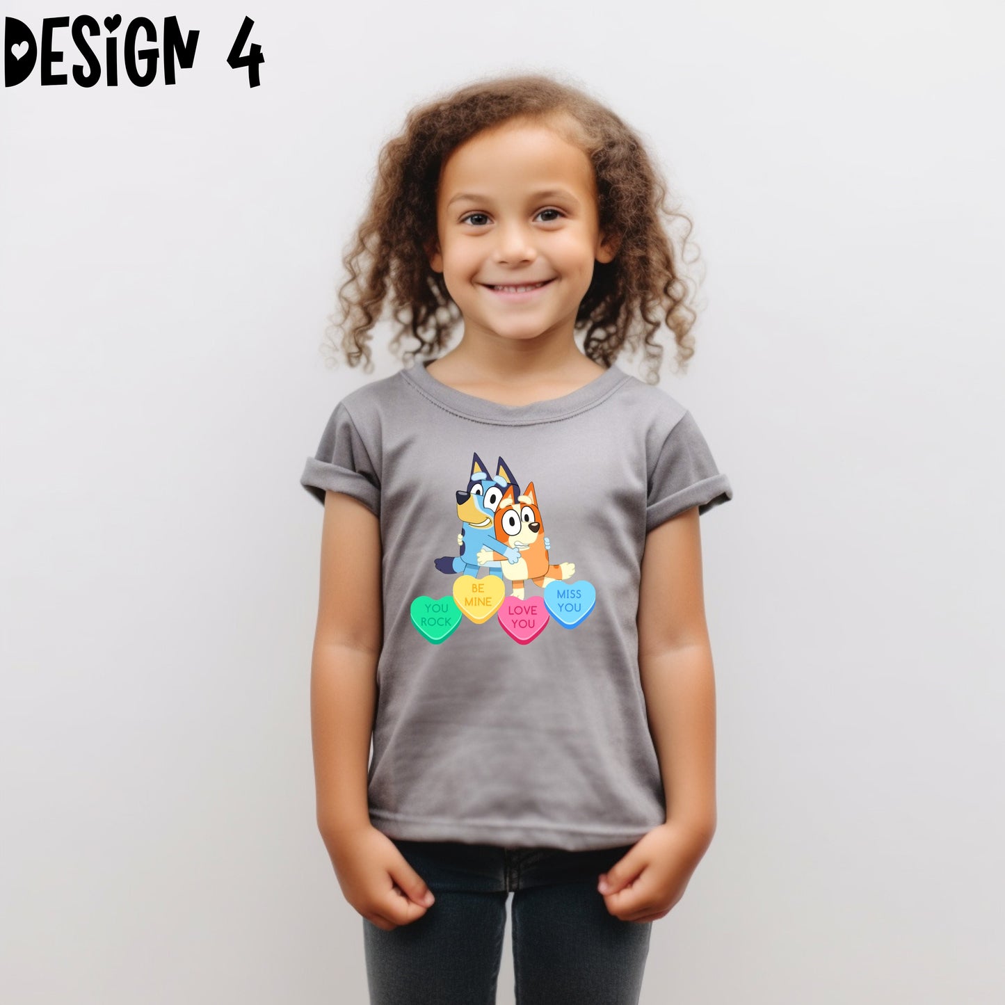 Blue Dog Valentine's Day T-Shirts (Multiple Design Options)