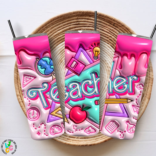 It's Pink! Teacher Tumbler