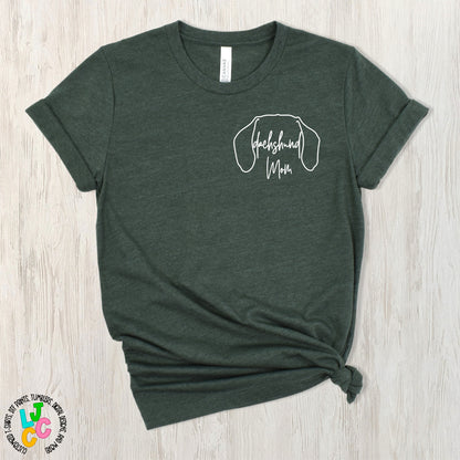 Custom Dog Mama Tees (Breed specific)