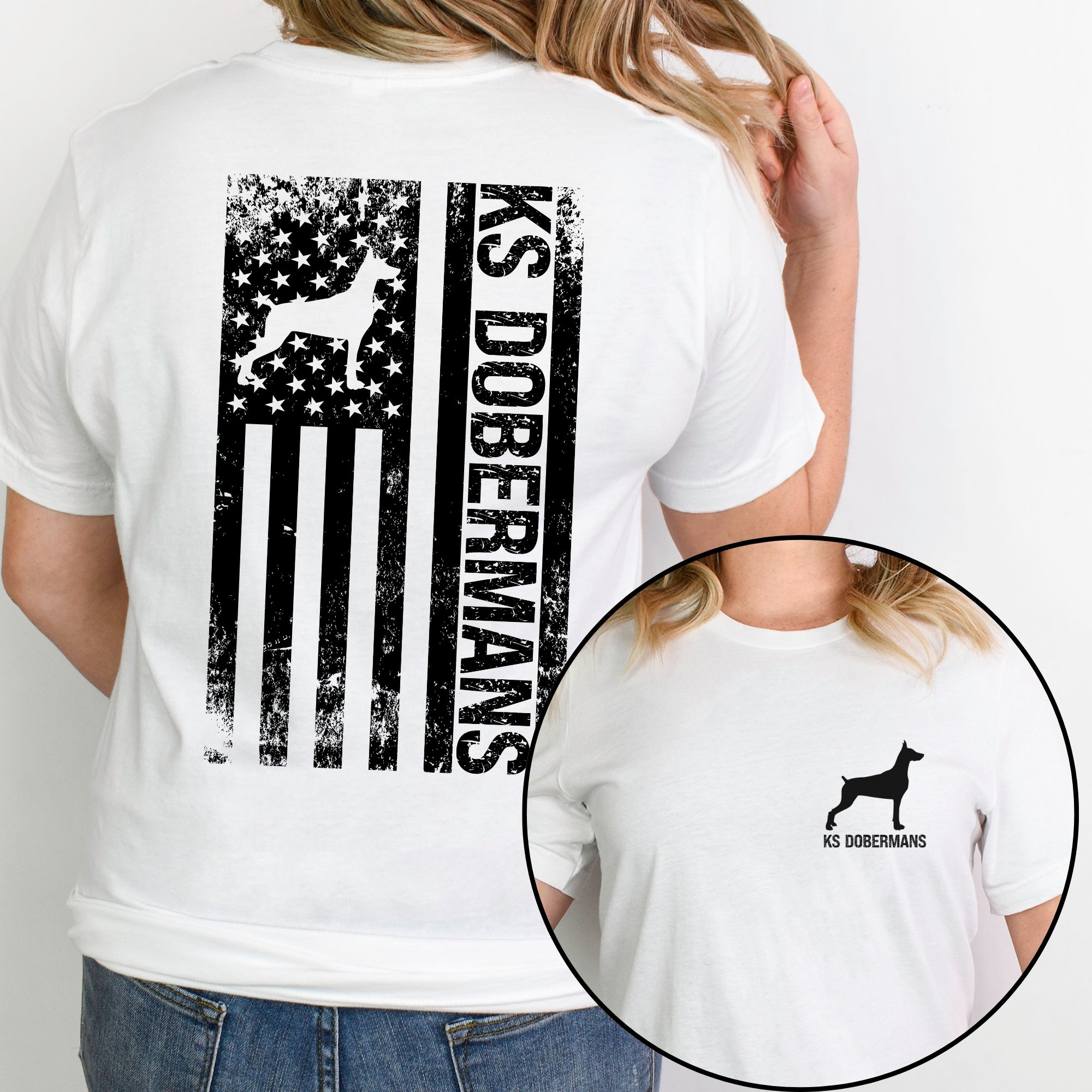 KS Dobermans Crew Neck Tee
