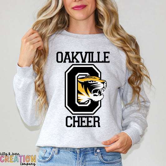 Oakville Cheer with "O' Tiger