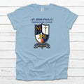 St. John Paul II Prep School Crest Light Blue Tee
