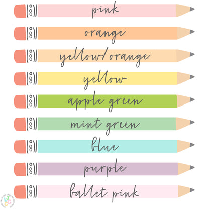 Custom Teacher Pencil Notepad