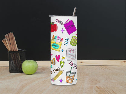 Teach Collage Tumbler