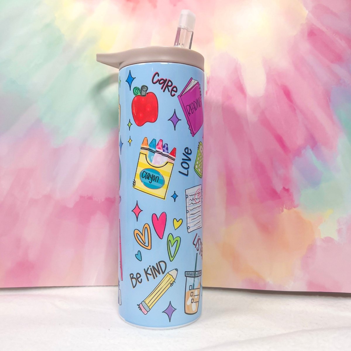 Teacher Collage 20-oz. Sports Water Bottle