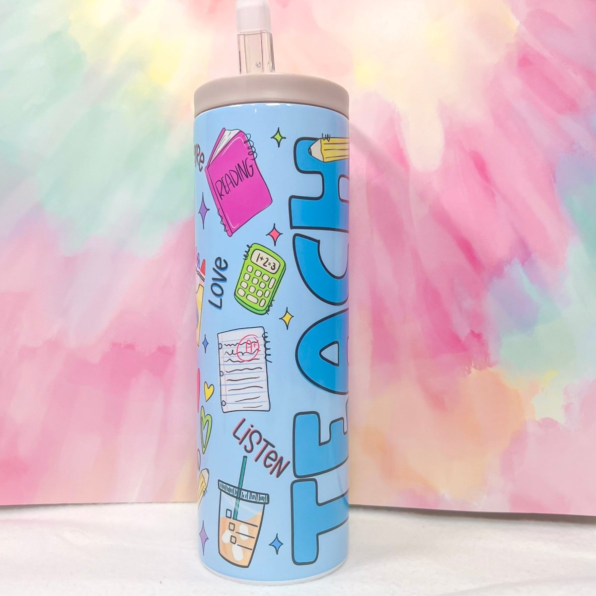 Teacher Collage 20-oz. Sports Water Bottle