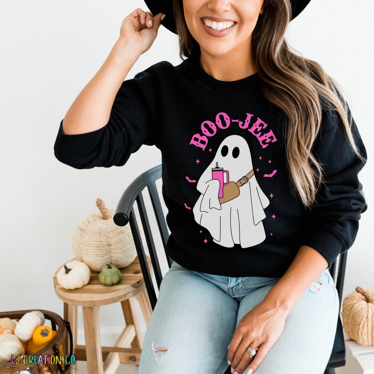 Boo-Jee Ghost Halloween Sweatshirt