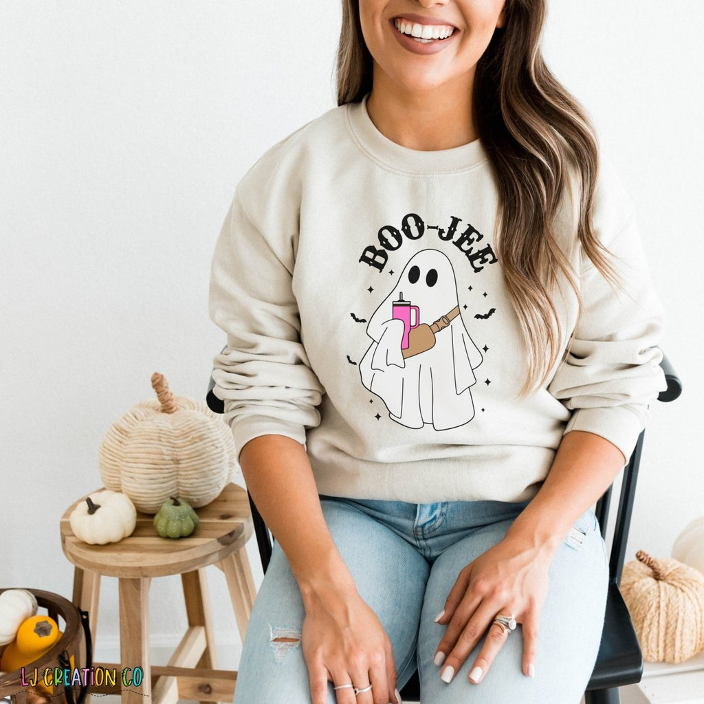 Boo-Jee Ghost Halloween Sweatshirt
