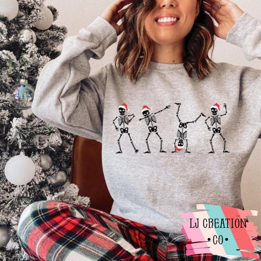 Dancing Holiday Skeletons