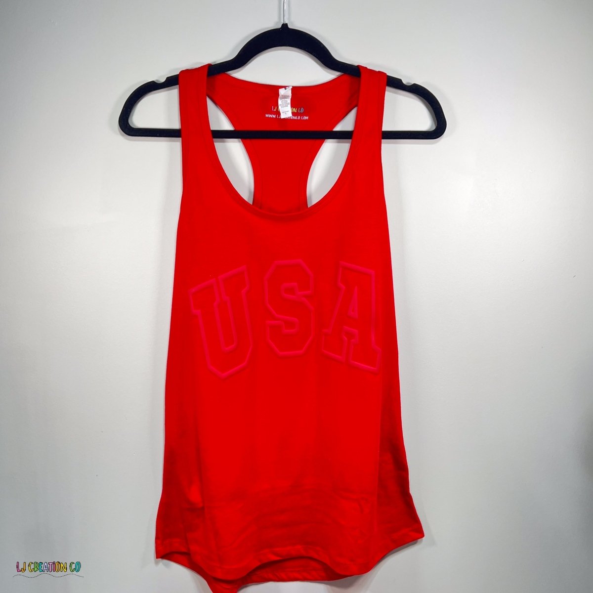 USA Puff Printed Tanks