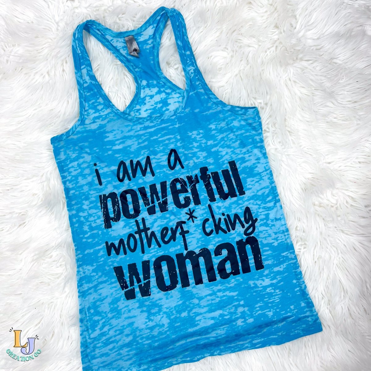 Small - I am a powerful motherf*cking woman tank