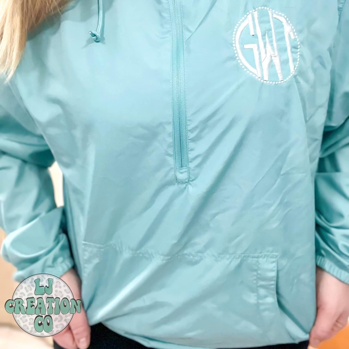 Monogramed Windbreaker
