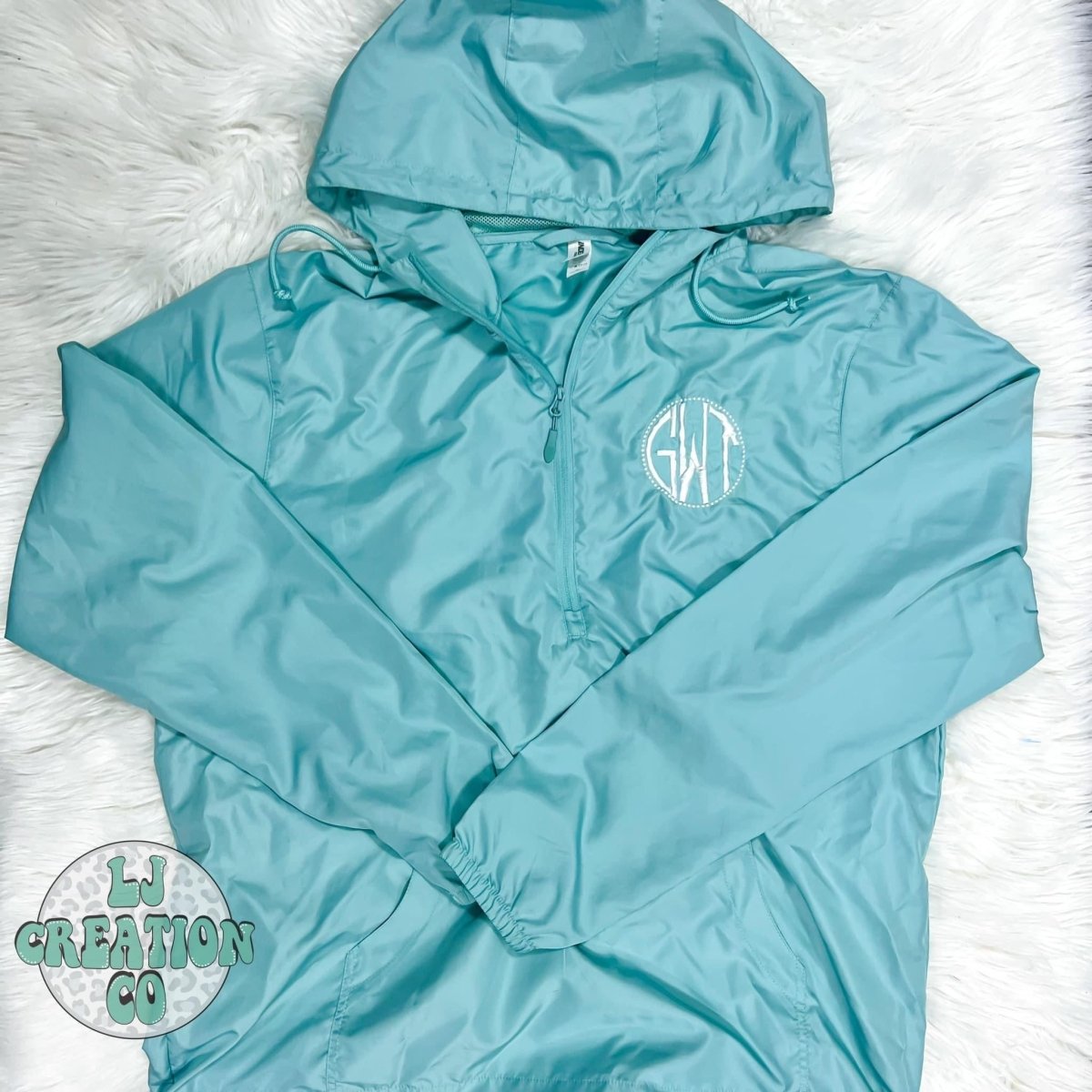 Monogramed Windbreaker