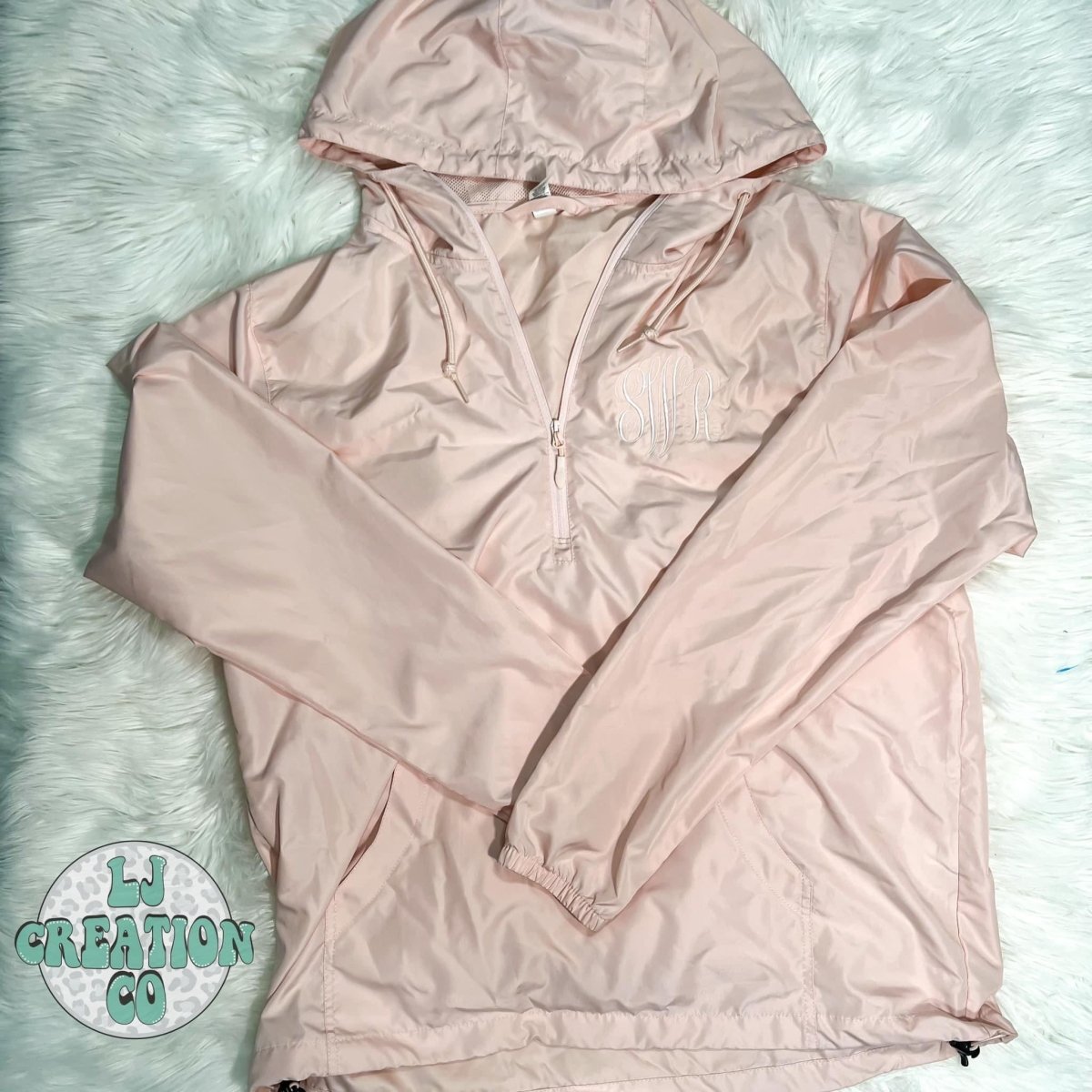 Monogramed Windbreaker