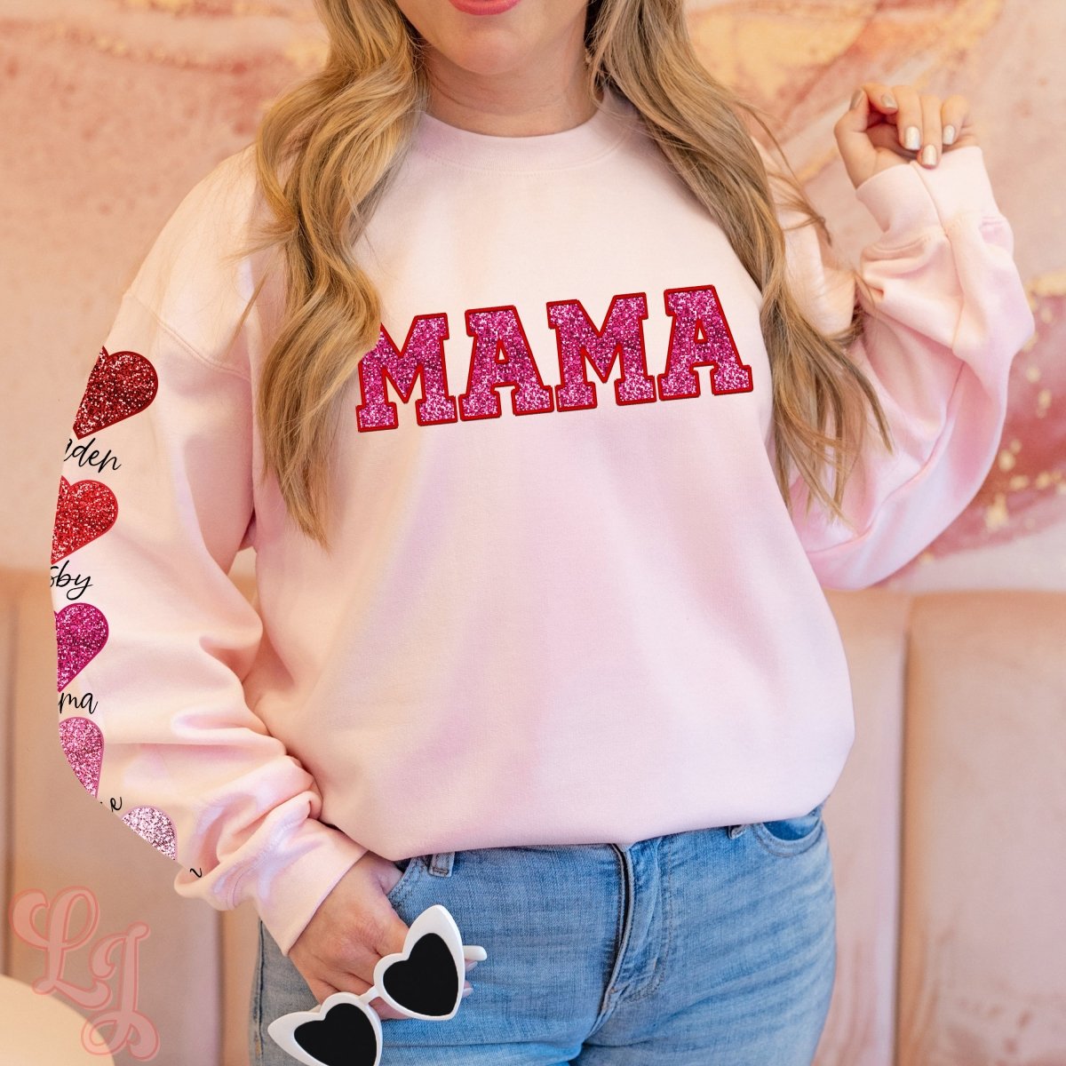Sequence Mama with Kids Names on Sleeve