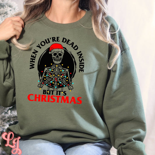 When Your Dead Inside but it's Christmas