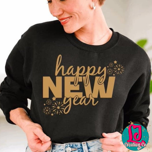 Gold New Years Eve