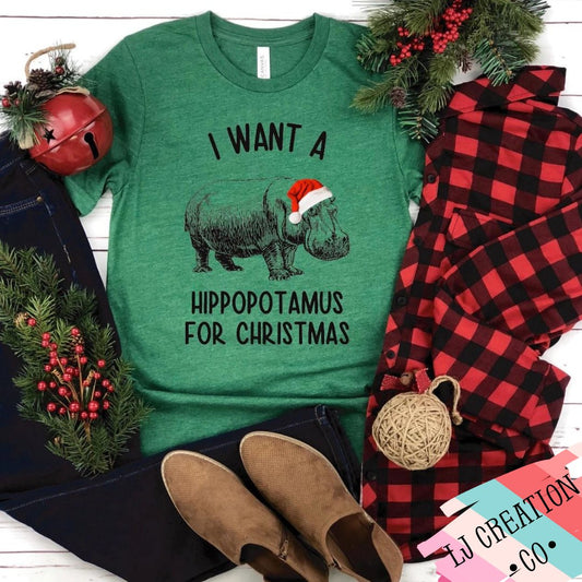 I want a hippopotamus for Christmas