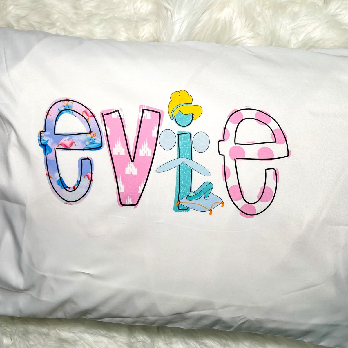 Custom Standard Size Name Pillow