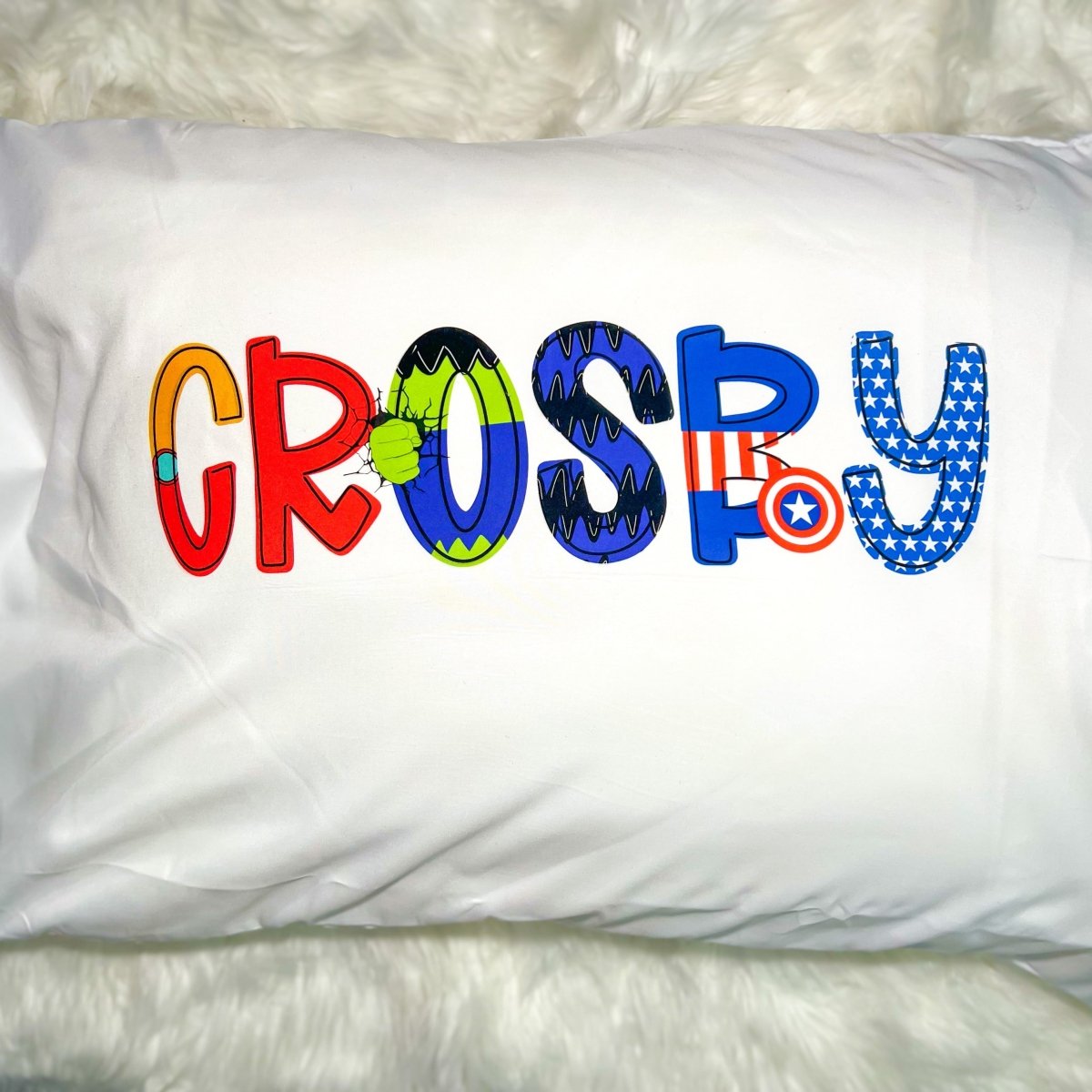 Custom Standard Size Name Pillow