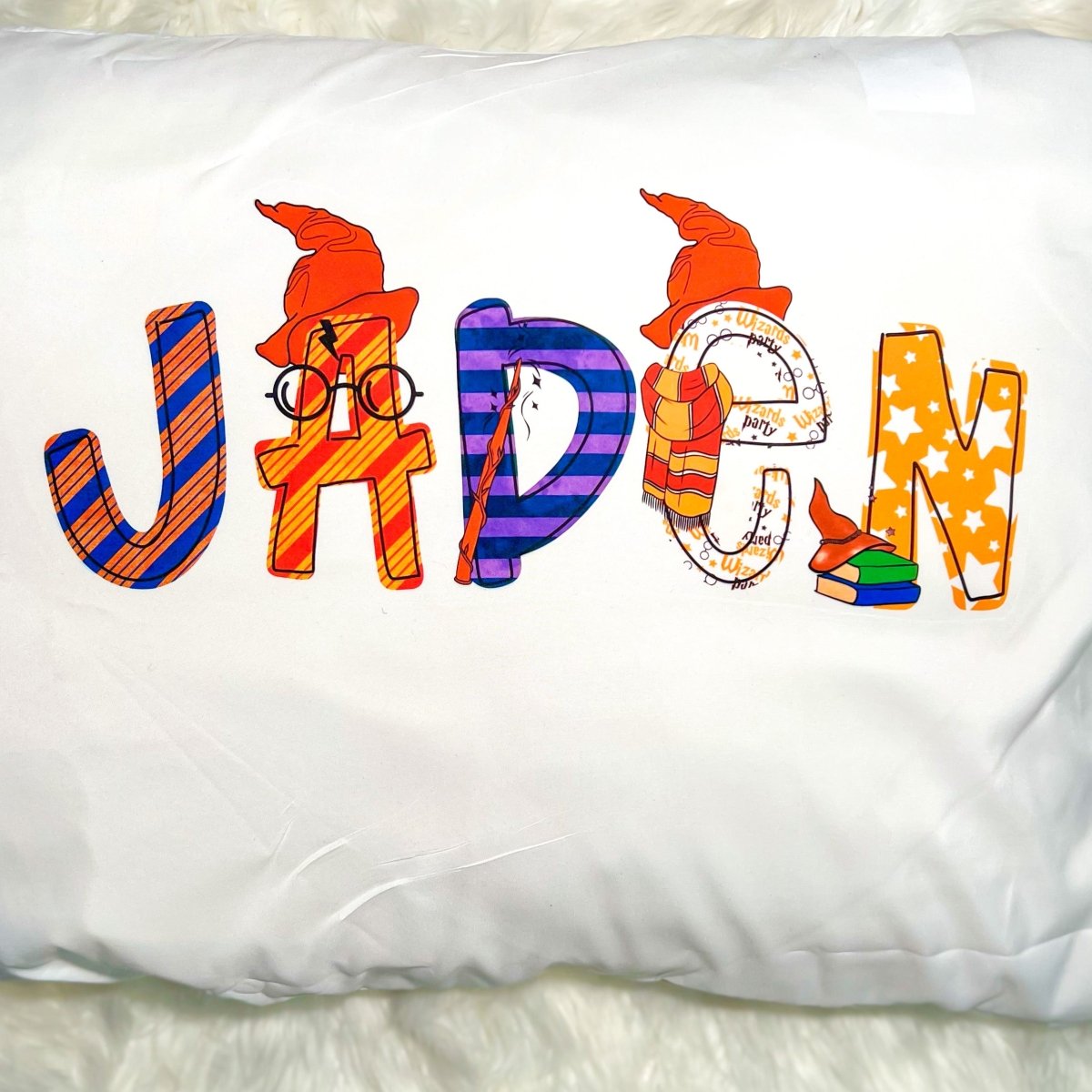 Custom Standard Size Name Pillow