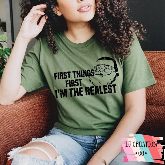 First things first
