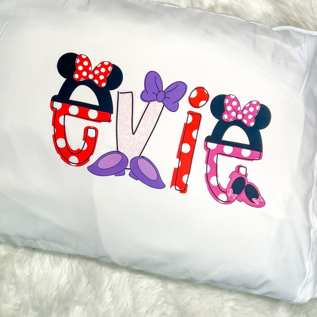 Custom Standard Size Name Pillow